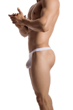 Show-It Pouched Thong Modern Undies White 27-30in (68-75cm) 