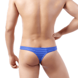 Light Striped Thong Modern Undies Blue 26-29in (66-75cm) 