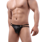 Glossy Double String Thong Modern Undies   