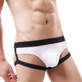 Flex Garter Thong Modern Undies White 37-41in (92-104cm) 