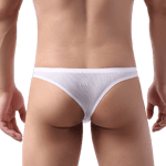Strip Down Textured Thong Modern Undies White 27-29in (69-74cm) 