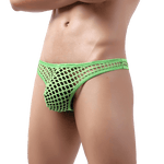 Nightlife Fishnet Thong Modern Undies Green 27-29in (69-74cm) 