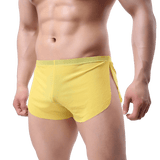 Sheer Slit Shorts Modern Undies Yellow 37-41in (92-104cm) 