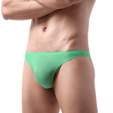 Strip Down Textured Thong Modern Undies Green 27-29in (69-74cm) 