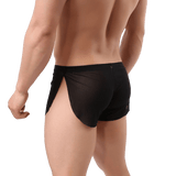 Sheer Slit Shorts Modern Undies Black 26-29in (66-75cm) 