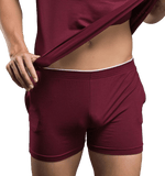 Hang Out Lounge Shorts Modern Undies Maroon 27-30in (69-76cm) 