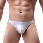 Metallic Triangle Thong Modern Undies   