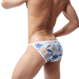 4 Pack Eclectic String Bikini Modern Undies Tropical Blue 35-38in (90-96cm) 4pcs