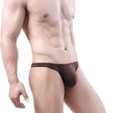 5 Pack Nearly Naked Thong Modern Undies Brown 26-29in (66-73cm) 5pcs