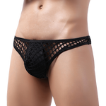 Nightlife Fishnet Thong Modern Undies Black 27-29in (69-74cm) 