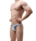 4 Pack Tropical Sheer Thong Modern Undies White 32-34in (78-88cm) 4pcs