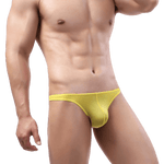 4 Pack Nude Slip Thong Modern Undies Yellow 26-29in (66-73cm) 4pcs