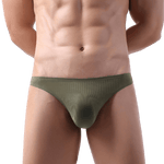 Strip Down Textured Thong Modern Undies Army green 27-29in (69-74cm) 