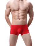 Silky Bulge Trunks Modern Undies Red 26-30in (66-75cm) 