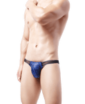 5 Pack Sheer Strap Party Thong Modern Undies Blue 26-29in (66-75cm) 5pcs