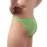 Nightlife Fishnet Tanga Briefs Modern Undies   