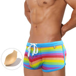 Rainbow Swim Trunks Modern Undies with pad 36-38in (92-98cm) 