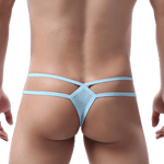 4 Pack Freestyle String Thong Modern Undies Sky blue 27-30in (68-76cm) 4pcs
