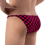 Classic Checkered Bikini Modern Undies Red 26-29in (66-73cm) 