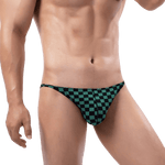 Classic Checkered Bikini Modern Undies Green 26-29in (66-73cm) 