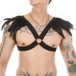 Feather X Harness Modern Undies black  