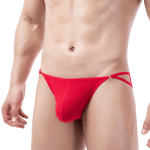 4 Pack Stunner String Bikini Modern Undies Red 26-29in (66-73cm) 4pcs