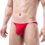 Stunner Trimmed Bikini Modern Undies Red 26-29in (66-73cm) 