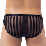 Vertical Stripe Briefs Modern Undies black 27-30in (69-76cm) 