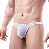 Profile Sheer Thong Modern Undies White 26-29in (66-73cm) 