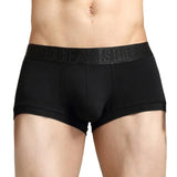 Cozy Pouched Cotton Trunks Modern Undies Black 28-30in (73-79cm) 