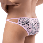 Bold Leopard String Bikini Modern Undies Pink 26-29in (66-73cm) 