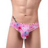 4 Pack Skull and Bones Briefs Modern Undies Pink 26-29in (66-75cm) 