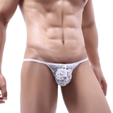 4 Pack No Secrets Lace Thong Modern Undies White 26-30in (66-76cm) 