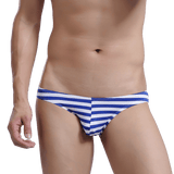Classic Striped Bikini Briefs Modern Undies Blue 35-38in (90-96cm) 