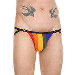 Ribbed Striped Sport Mini Jock Modern Undies   
