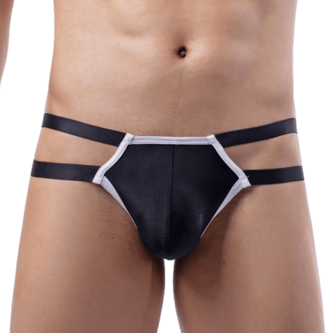 Core Strap Thong Modern Undies Black 26-29in (66-73cm) 