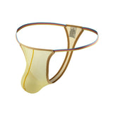 Crystal String Thong Modern Undies Yellow 26-29in (66-75cm) 