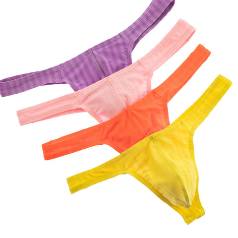 4 Pack Cameo Micro Thong Modern Undies Mix 26-30in (66-75cm) 4pcs