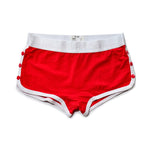 Side Button Boxer Shorts Modern Undies Red 28-31in (68-78cm) 