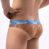 Bold Leopard Lace Briefs Modern Undies Auburn 26-29in (66-73cm) 