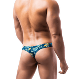 Champion Graphic Thong Modern Undies Cyan 28-30in (70-77cm) 