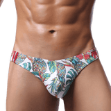 5 Pack Eclectic Graphic Thong Modern Undies Fruity White 26-29in (66-73cm) 5pcs