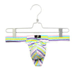 Lush Striped Thong Modern Undies White Striped 26-29in (66-75cm) 