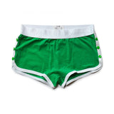 Side Button Boxer Shorts Modern Undies Green 28-31in (68-78cm) 