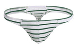 5 Pack Micro Striped Thong Modern Undies Green 26-29in (66-75cm) 