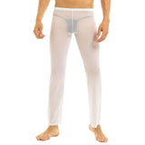 Sexy Sheer Lounge Pants Modern Undies White 27-30in (68-76cm) 
