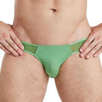 Seductive Sheer Bikini Briefs Modern Undies Green 27-29in (69-74cm) 