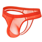 Comfort Band Ice Silk Thong Modern Undies Orange 28-31in (73-80cm) 