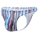 Designer Slip Thong Modern Undies Striped 26-29in (66-75cm) 