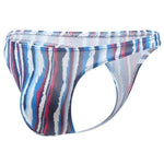 5 Pack Designer Slip Thong Modern Undies Striped 30-33in (75-84cm) 